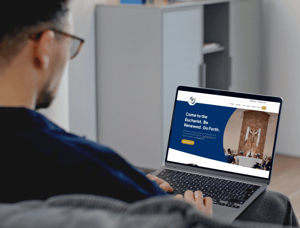 St. Francis Xavier Website homepage example